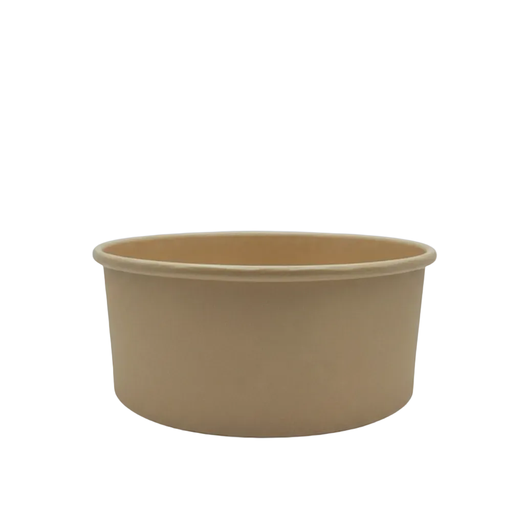 750ml Heat Stored Kraft Bowl