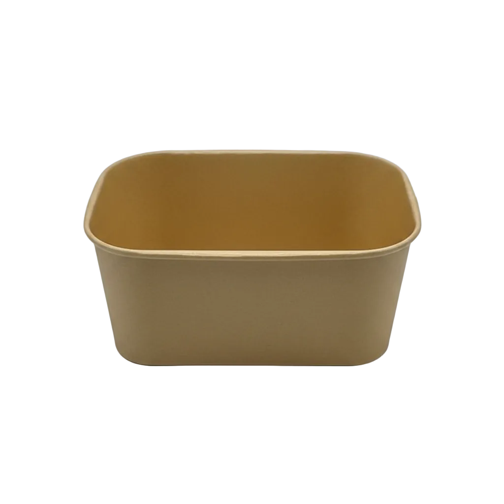 1000ml Rectangular Kraft Container - Similar Style