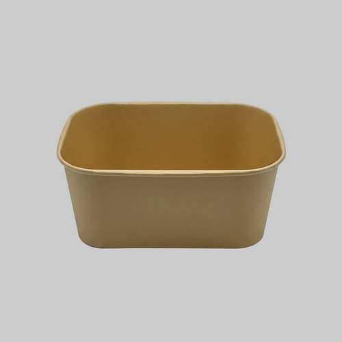1000ml Rectangular Kraft Container - Similar Style