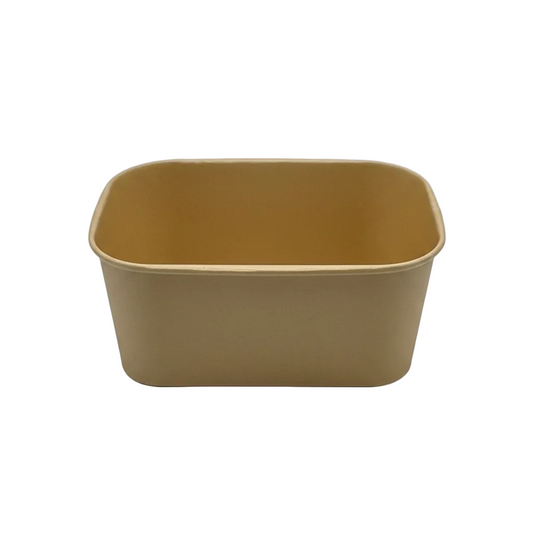 1000ml Rectangular Kraft Container - Similar Style