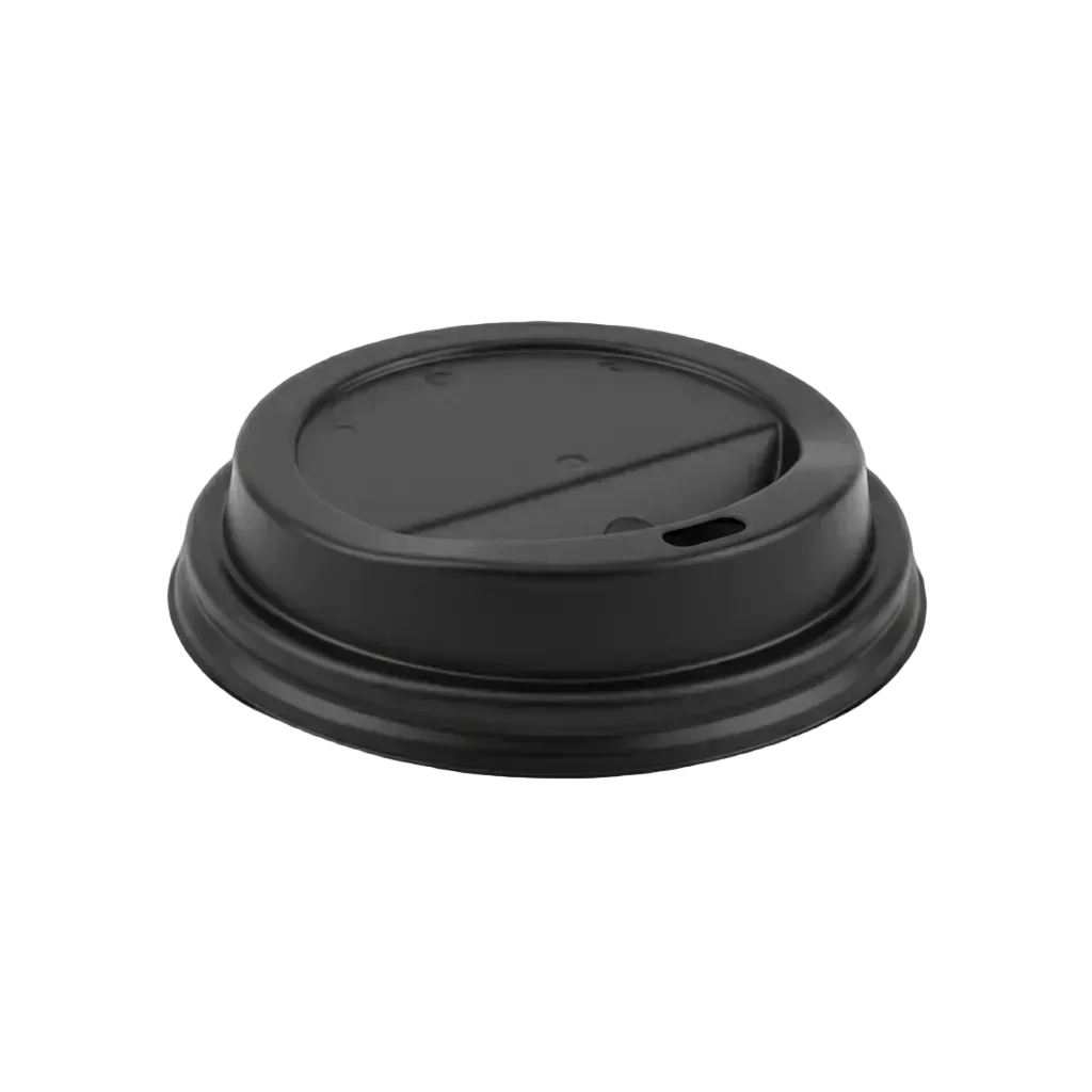 12oz Black PS Sip Thru Lid