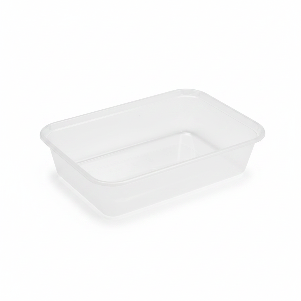 500ml Rectangular Plastic Container