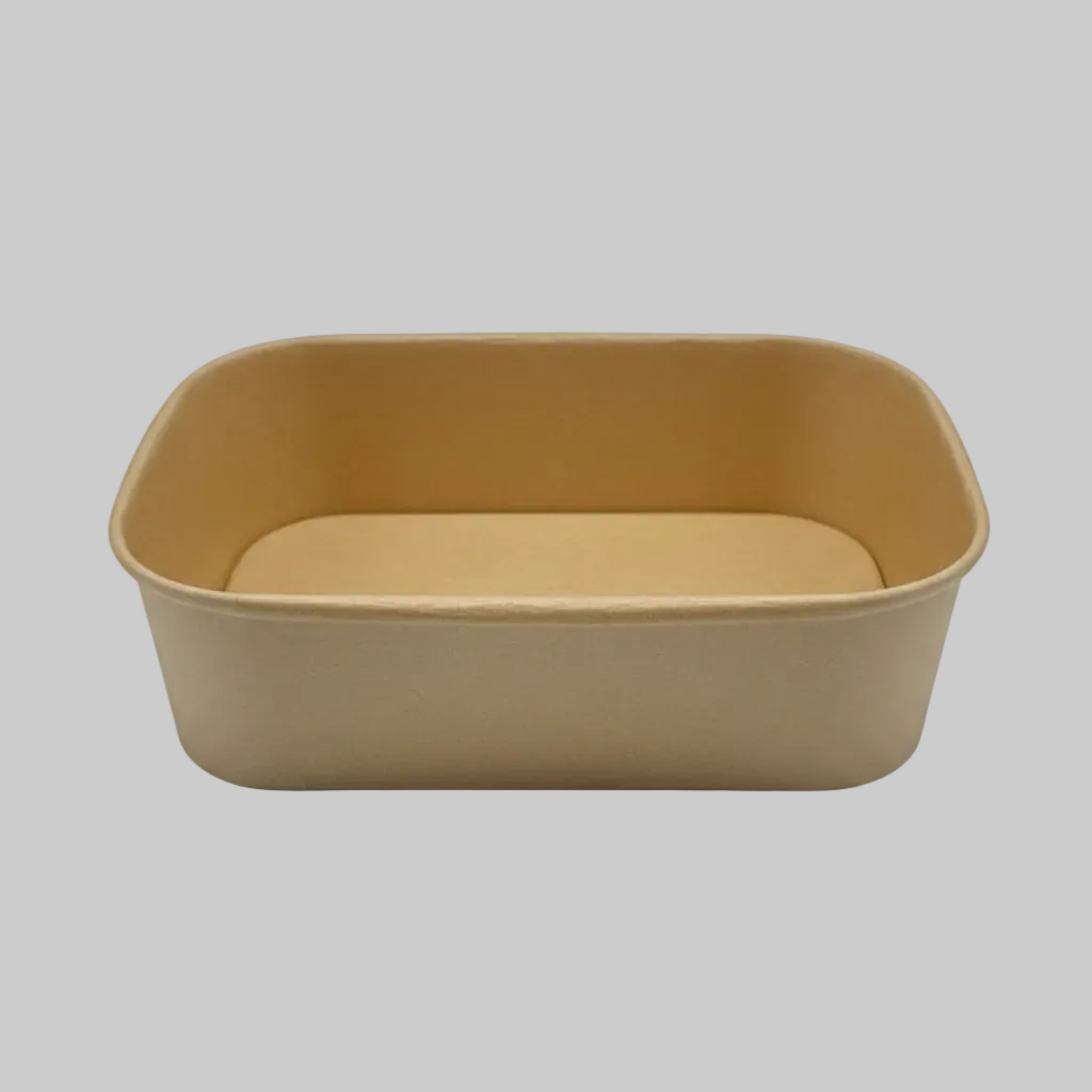 650ml Rectangular Kraft Container