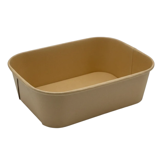 750ml Rectangular Kraft Container
